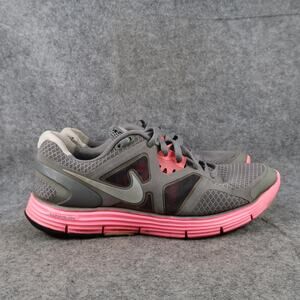 Nike Shoes Womens 9 Athletic Trainer Lunarglide 3 Sneaker Running Gray Pink